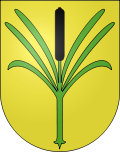 Wappen Gemeinde Saint-Aubin (FR) Kanton Freiburg